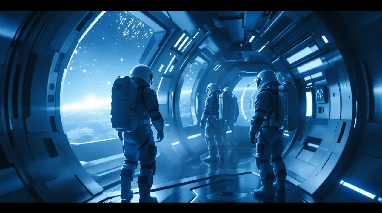 《深空回响》太空舱实景：在零重力里演戏 - 87影院在线精选